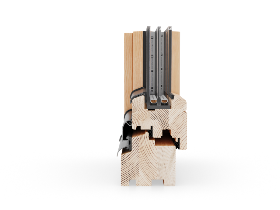 NATURO 80 Holzfenster